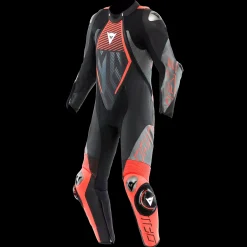 AUDAX D-ZIP - TUTA MOTO INTERA IN PELLE PERFORATA UOMO