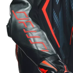 AUDAX D-ZIP - TUTA MOTO INTERA IN PELLE PERFORATA UOMO
