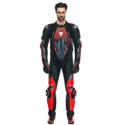 AUDAX D-ZIP - TUTA MOTO INTERA IN PELLE PERFORATA UOMO