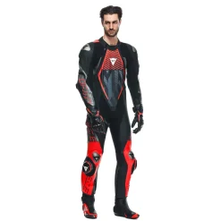 AUDAX D-ZIP - TUTA MOTO INTERA IN PELLE PERFORATA UOMO