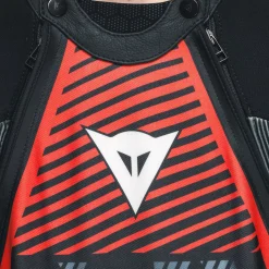 AUDAX D-ZIP - TUTA MOTO INTERA IN PELLE PERFORATA UOMO