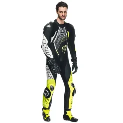 AUDAX D-ZIP - TUTA MOTO INTERA IN PELLE PERFORATA UOMO