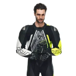 AUDAX D-ZIP - TUTA MOTO INTERA IN PELLE PERFORATA UOMO