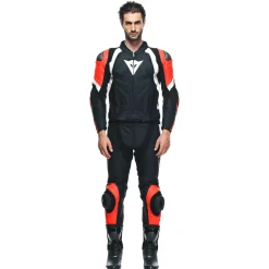 AVRO 4 - TUTA MOTO DIVISIBILE IN PELLE UOMO