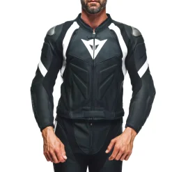 AVRO 4 - TUTA MOTO DIVISIBILE CONFORMATA IN PELLE UOMO