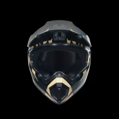 AX9 STEPPA MATT CARBON/GREY/SAND - CASCO MOTO INTEGRALE E2206