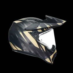 AX9 STEPPA MATT CARBON/GREY/SAND - CASCO MOTO INTEGRALE E2206