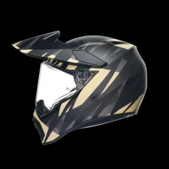 AX9 STEPPA MATT CARBON/GREY/SAND - CASCO MOTO INTEGRALE E2206