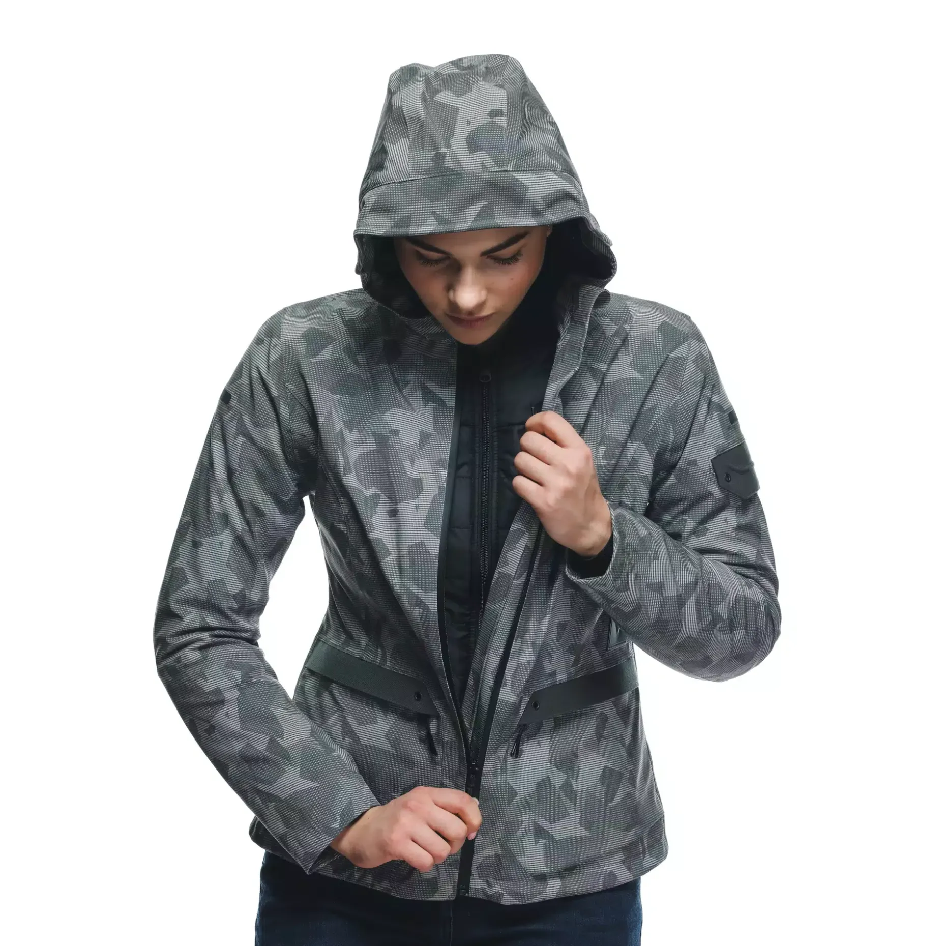 CENTRALE ABSØLUTESHELL™ PRO - GIACCA MOTO IMPERMEABILE DONNA