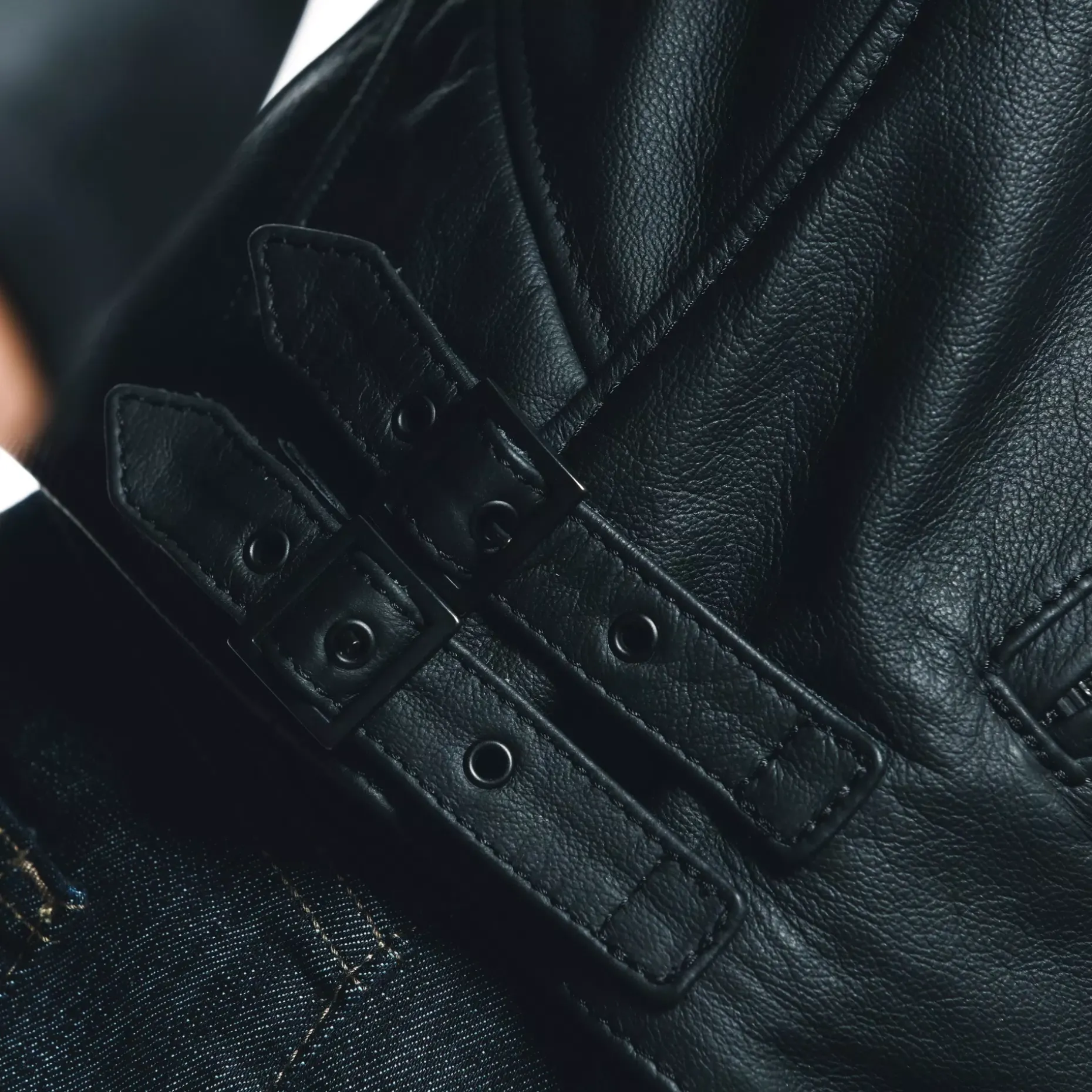 CHIODO - GIACCA MOTO IN PELLE UOMO