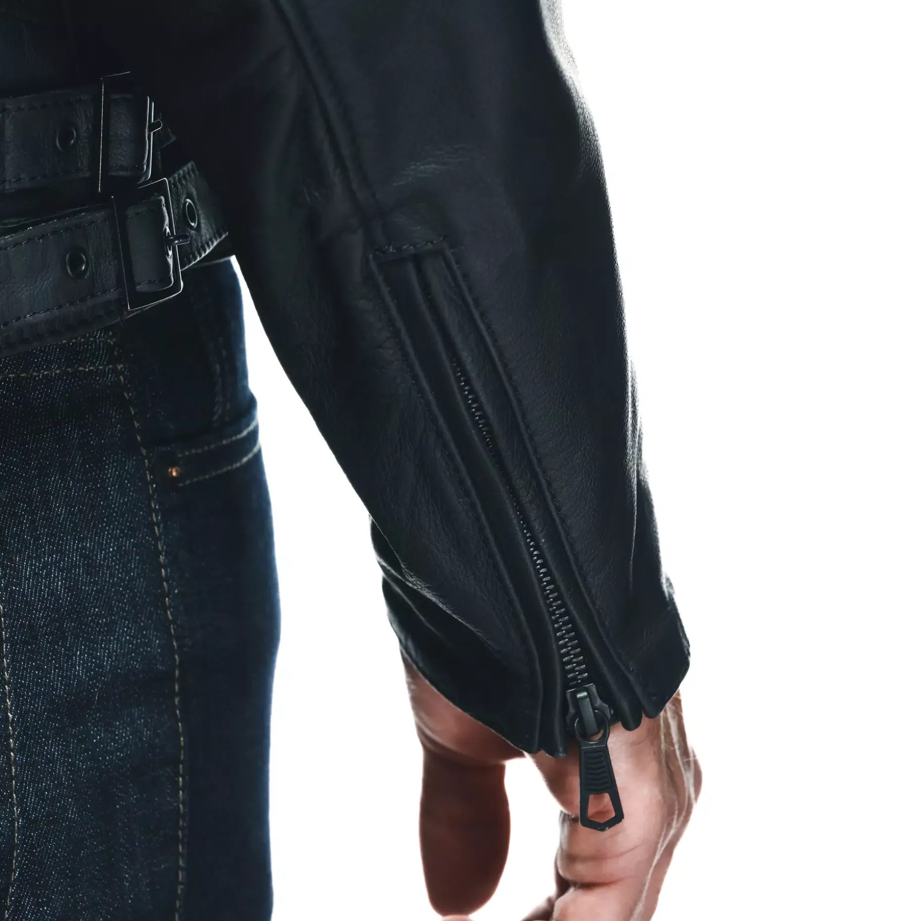 CHIODO - GIACCA MOTO IN PELLE UOMO