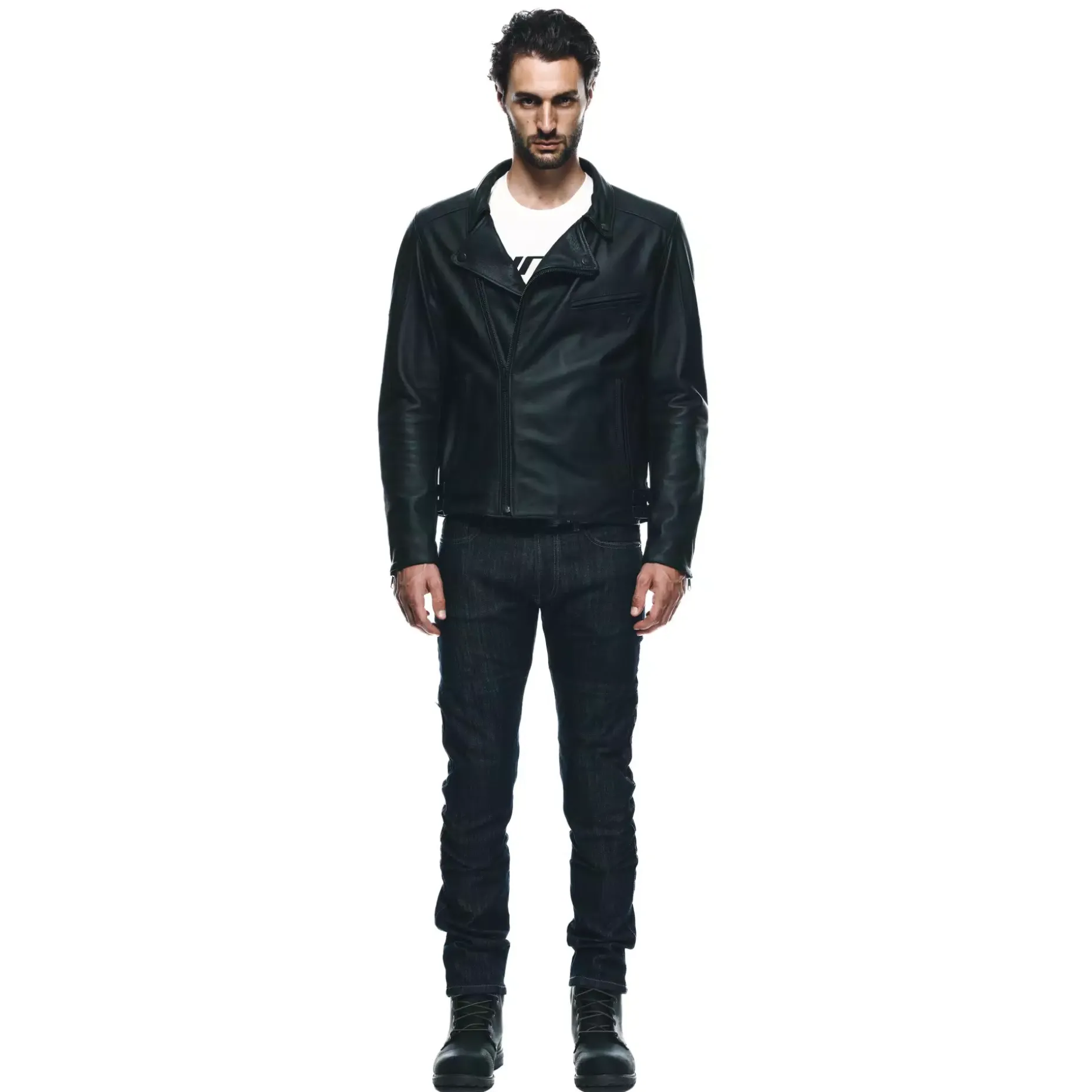 CHIODO - GIACCA MOTO IN PELLE UOMO