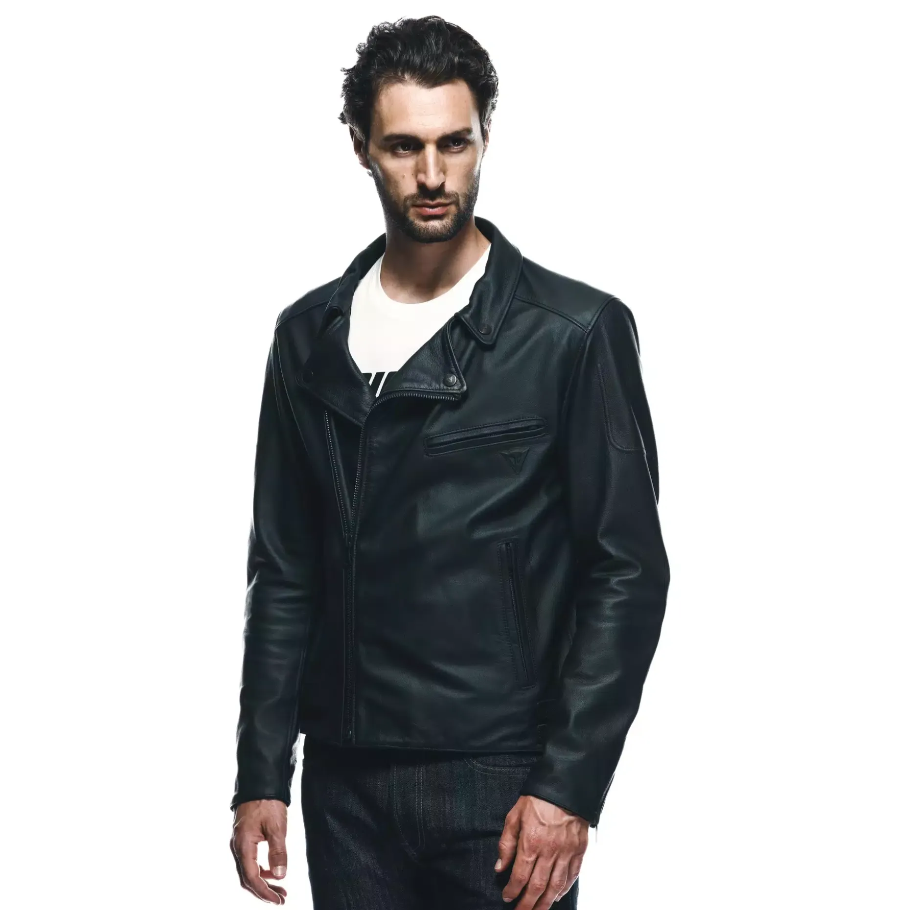 CHIODO - GIACCA MOTO IN PELLE UOMO
