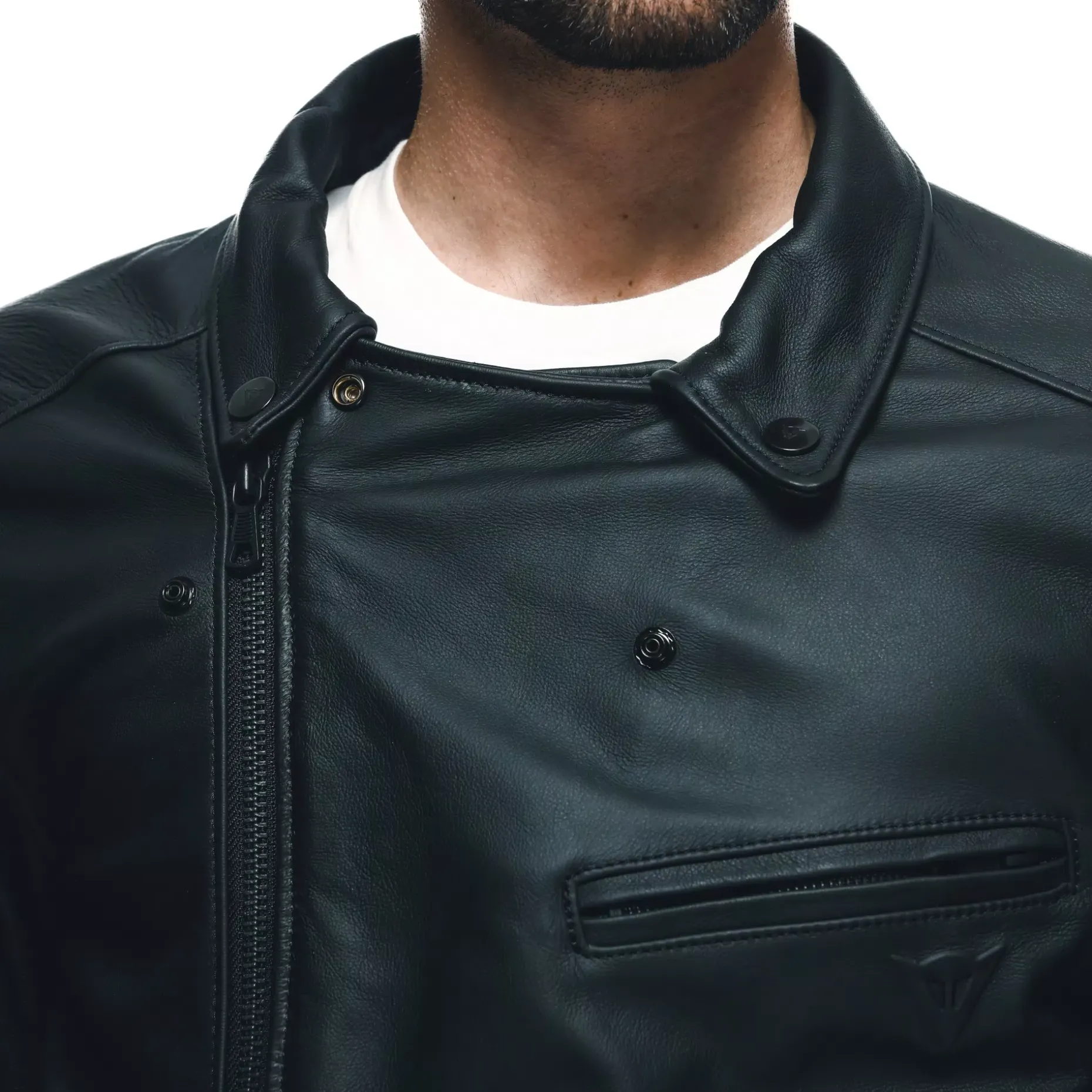 CHIODO - GIACCA MOTO IN PELLE UOMO