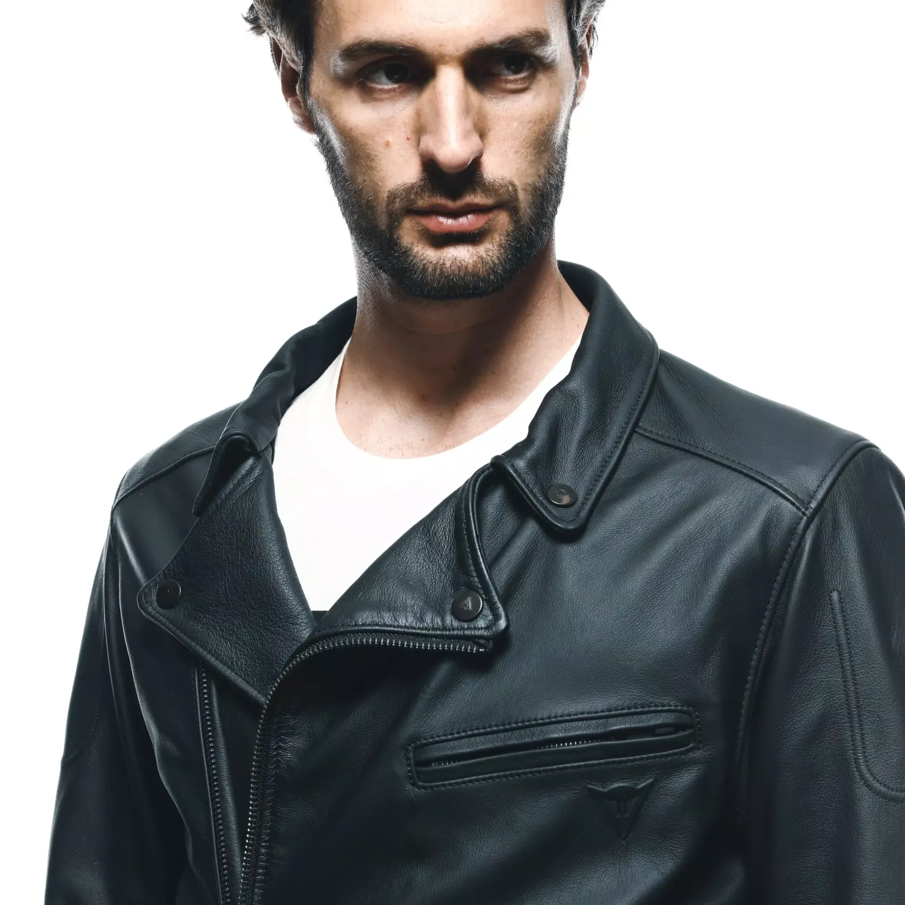 CHIODO - GIACCA MOTO IN PELLE UOMO