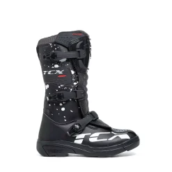 COMP KID STIVALI MOTO OFFROAD BAMBINO - NERO/NERO/BIANCO