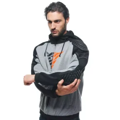 DAEMON-X SAFETY HOODIE - GIACCA MOTO IN TESSUTO UOMO