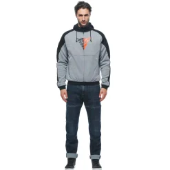 DAEMON-X SAFETY HOODIE - GIACCA MOTO IN TESSUTO UOMO