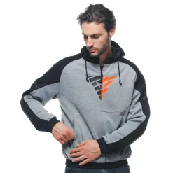 DAEMON-X SAFETY HOODIE - GIACCA MOTO IN TESSUTO UOMO