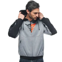 DAEMON-X SAFETY HOODIE - GIACCA MOTO IN TESSUTO UOMO