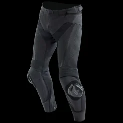 DELTA 4 - PANTALONI MOTO IN PELLE PERFORATA UOMO