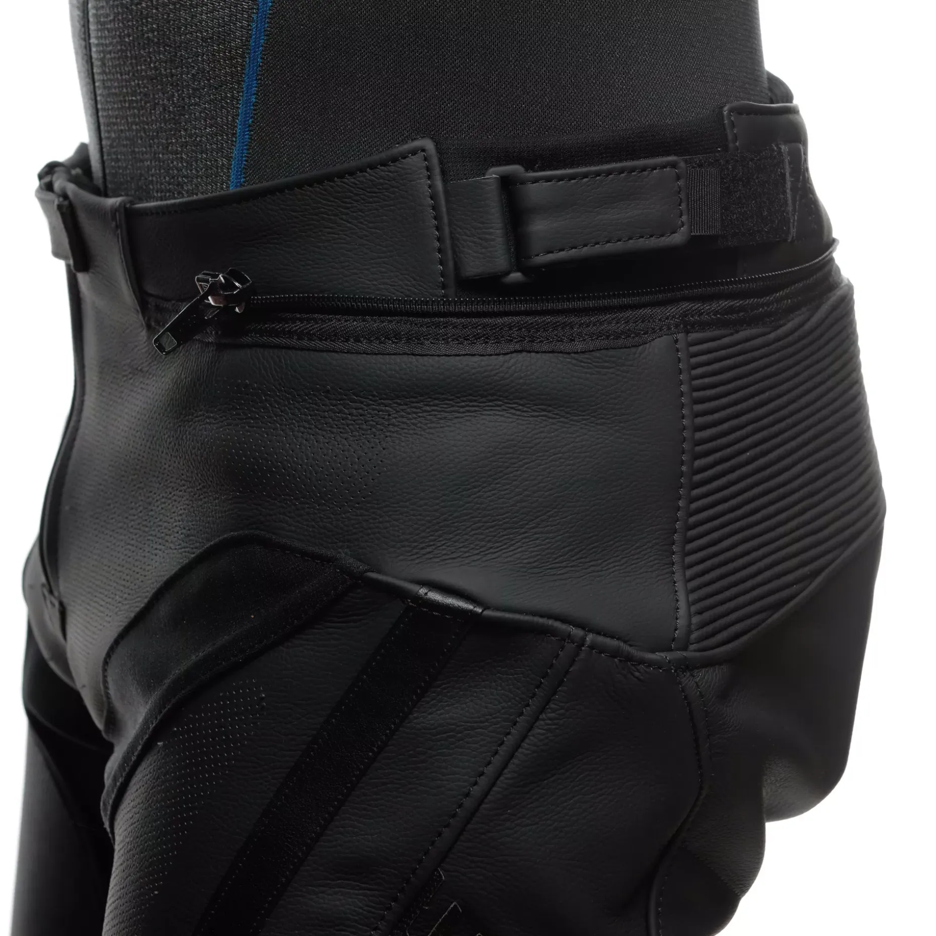 DELTA 4 - PANTALONI MOTO IN PELLE PERFORATA UOMO