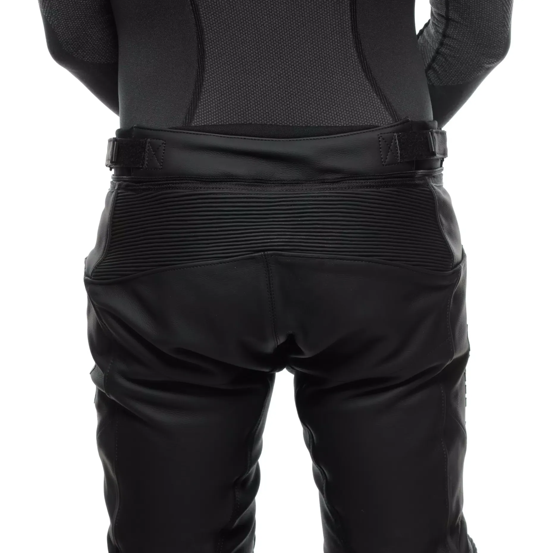 DELTA 4 - PANTALONI MOTO IN PELLE PERFORATA UOMO