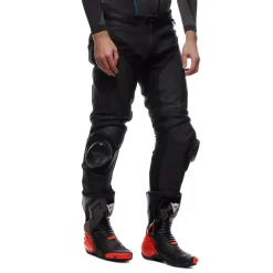 DELTA 4 - PANTALONI MOTO IN PELLE PERFORATA UOMO