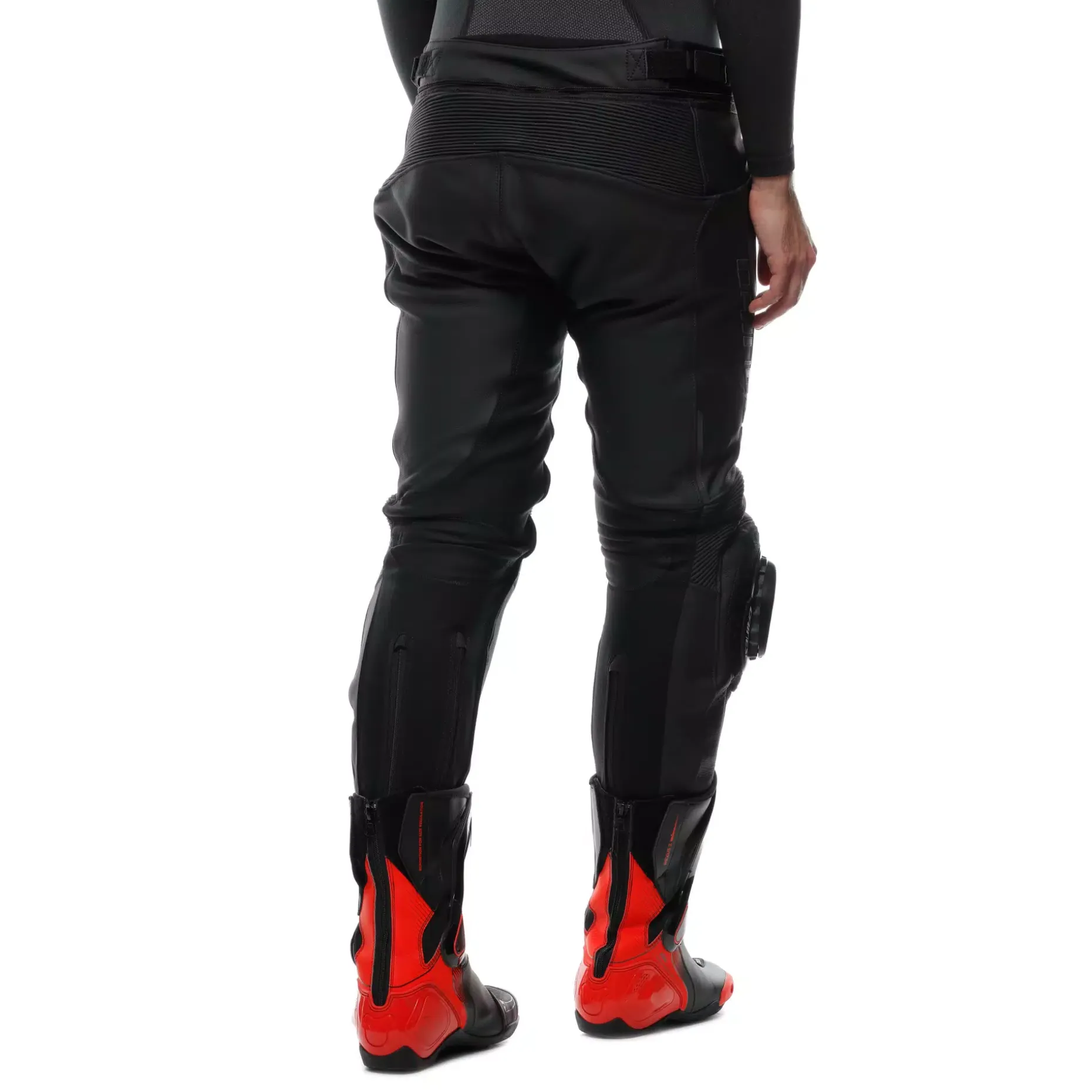 DELTA 4 - PANTALONI MOTO IN PELLE PERFORATA UOMO
