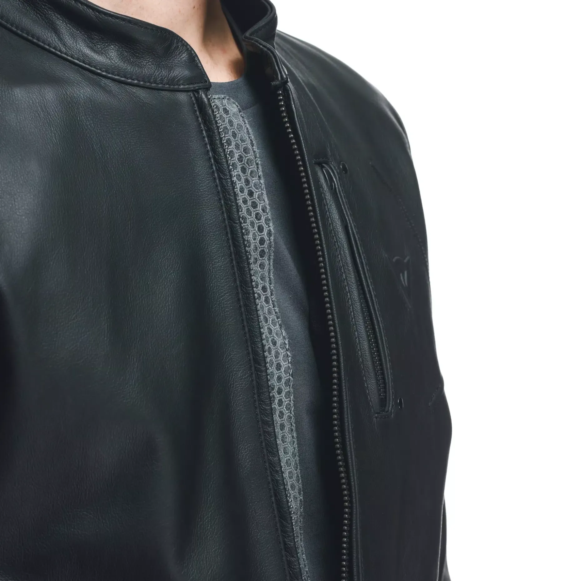 FULCRO - GIACCA MOTO IN PELLE UOMO