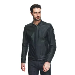 FULCRO - GIACCA MOTO IN PELLE UOMO
