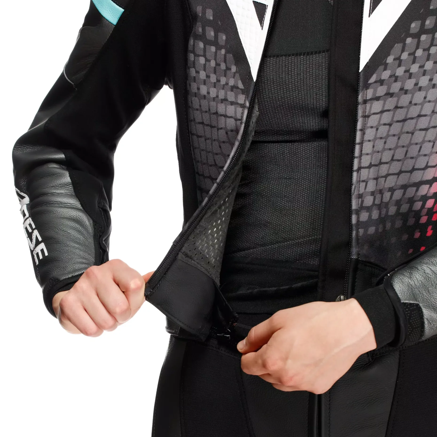 FULMINEA - TUTA MOTO IN PELLE DIVISIBILE DONNA