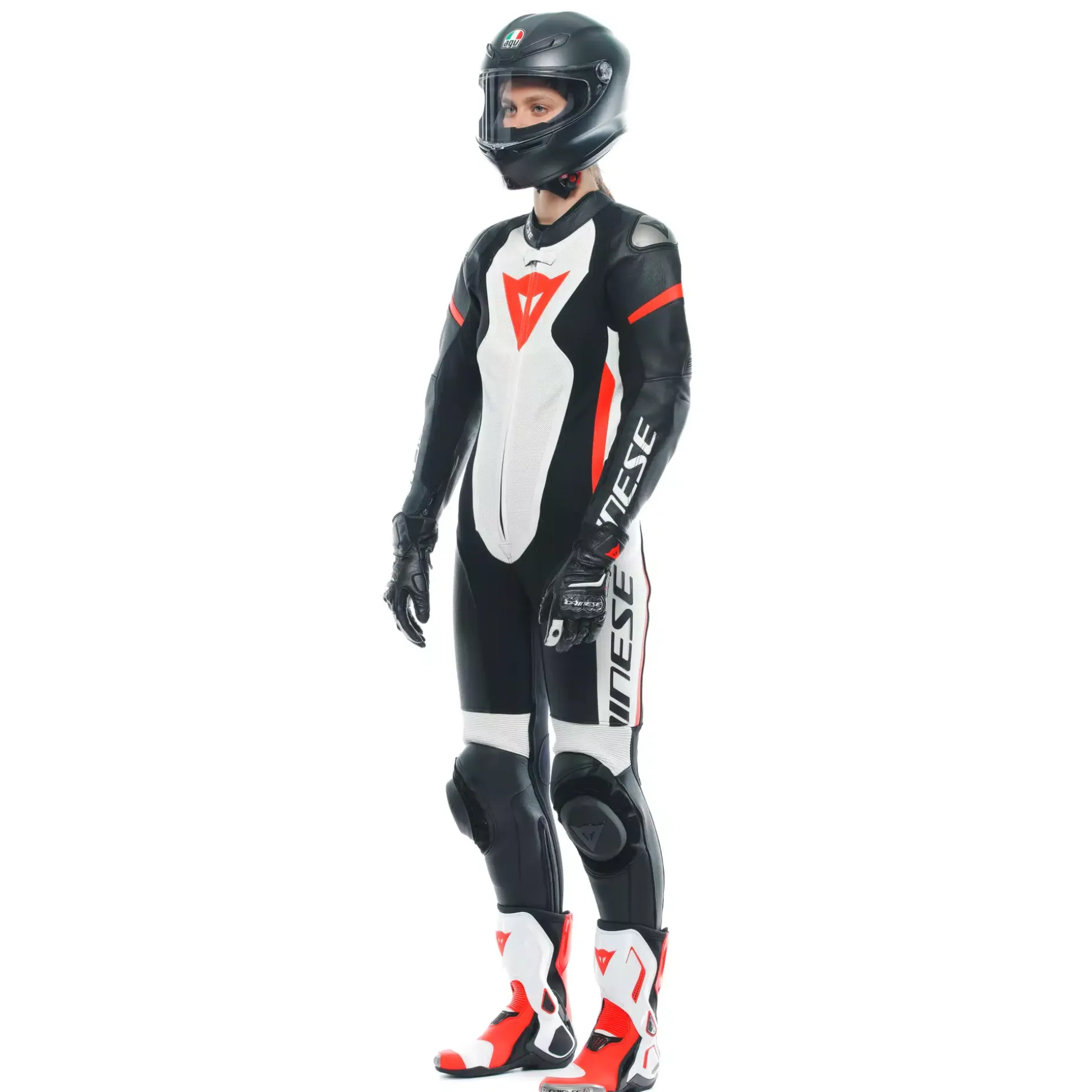 GROBNIK - TUTA MOTO INTERA IN PELLE PERFORATA DONNA