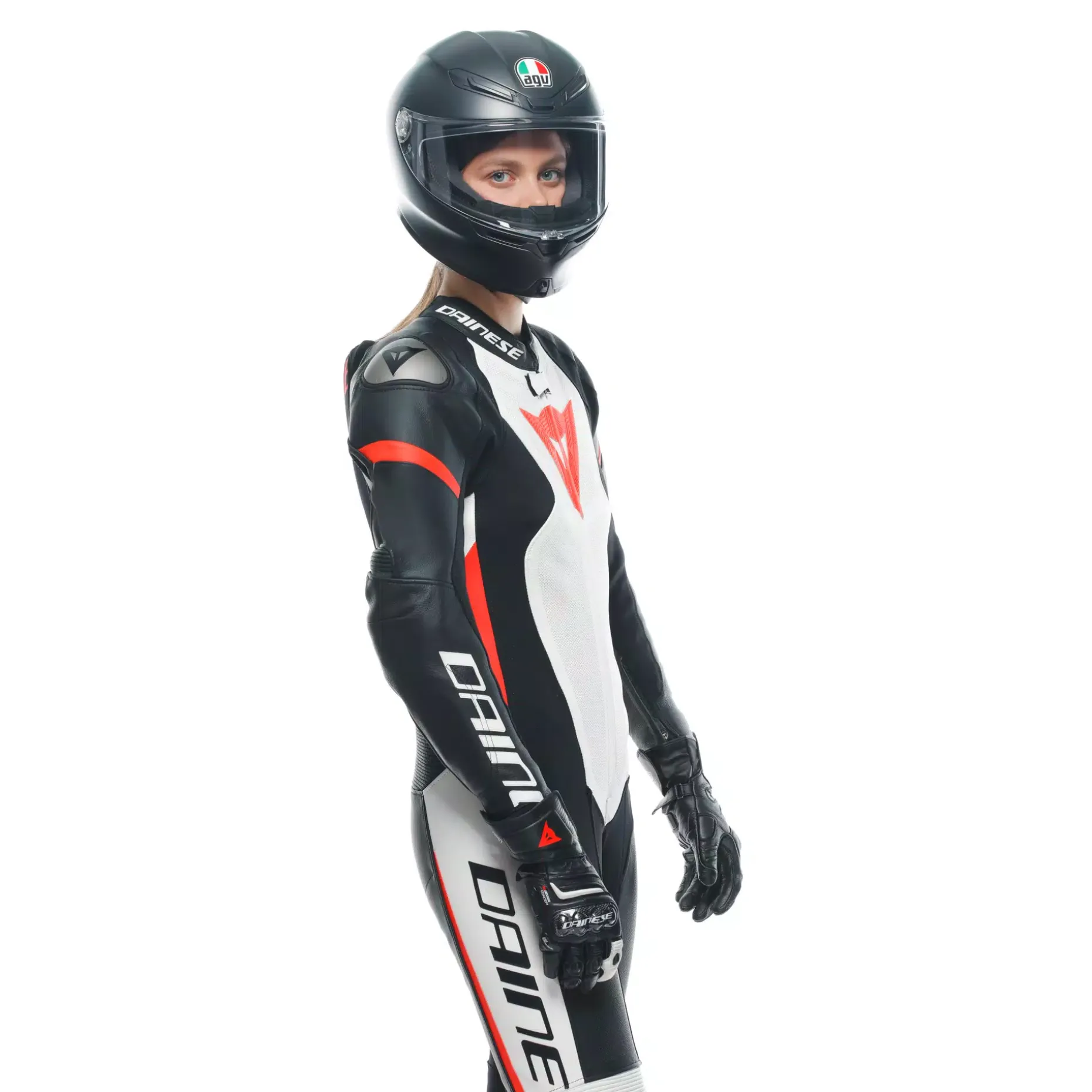 GROBNIK - TUTA MOTO INTERA IN PELLE PERFORATA DONNA