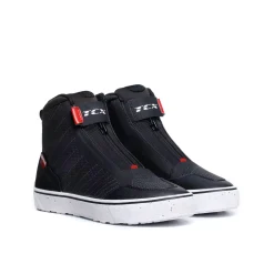 IKASU 2 WP SNEAKER MOTO IMPERMEABILI DONNA - NERO/ROSSO SCURO