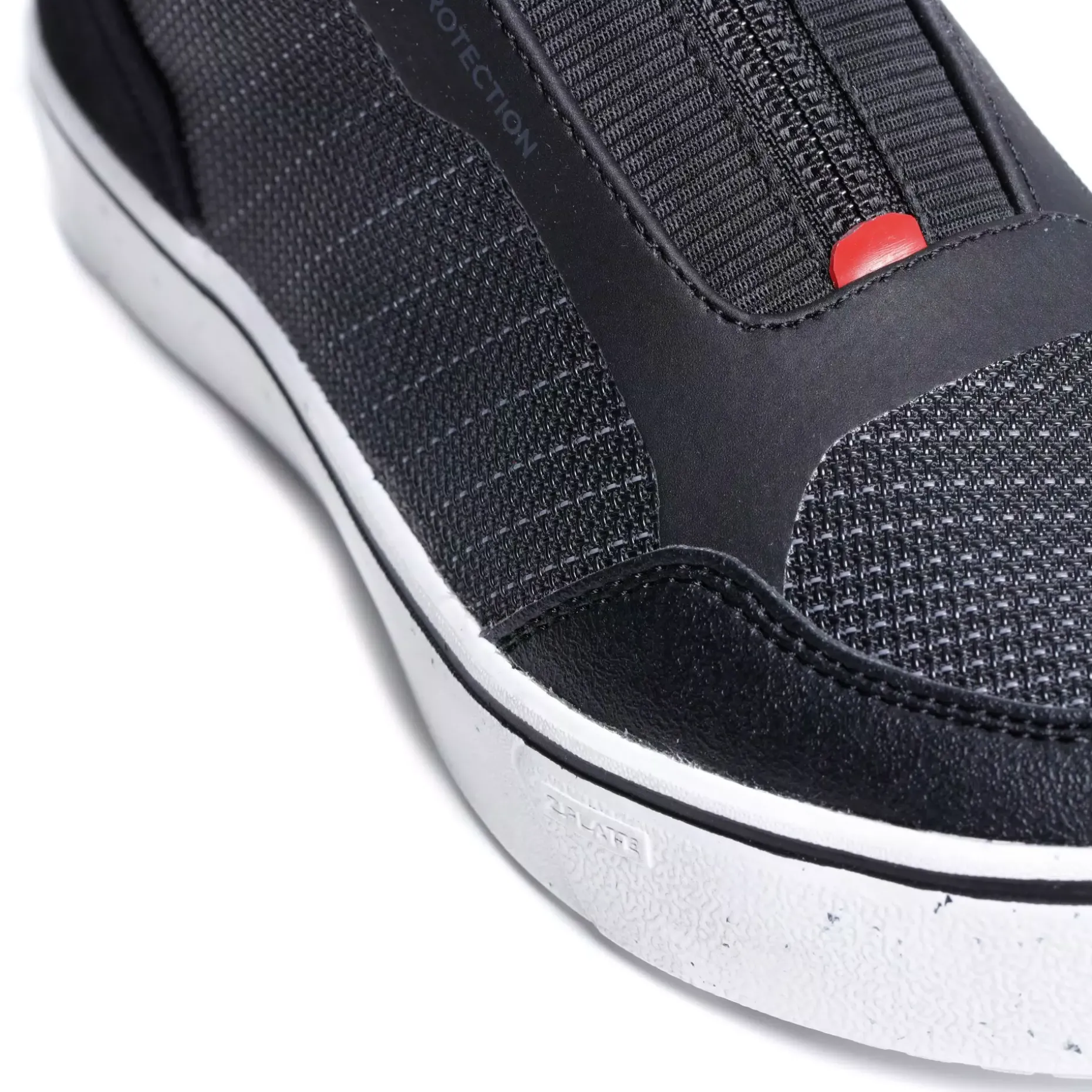IKASU 2 WP SNEAKER MOTO IMPERMEABILI DONNA - NERO/ROSSO SCURO