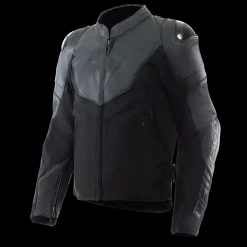 IPERATTIVA - GIACCA DA MOTO IN PELLE E TESSUTO DA UOMO