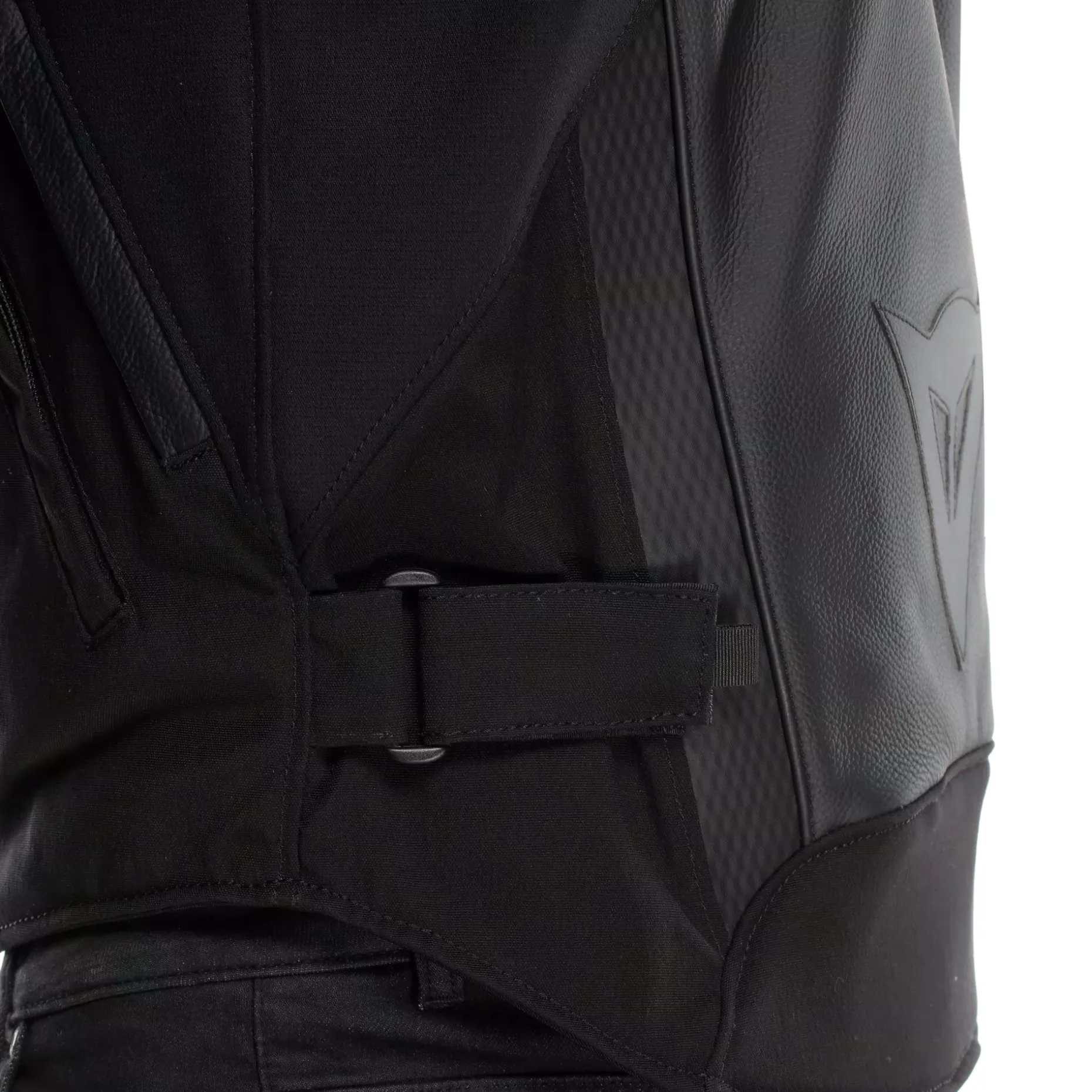 IPERATTIVA - GIACCA DA MOTO IN PELLE E TESSUTO DA UOMO