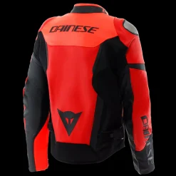 IPERATTIVA - GIACCA DA MOTO IN PELLE E TESSUTO DA UOMO