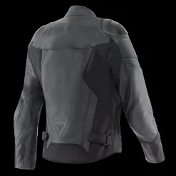 IPERATTIVA - GIACCA MOTO IN PELLE E TESSUTO DONNA