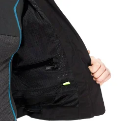 IPERATTIVA - GIACCA MOTO IN PELLE E TESSUTO DONNA