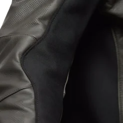 ISTRICE - GIACCA MOTO IN PELLE PERFORATA UOMO