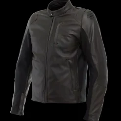 ISTRICE - GIACCA MOTO IN PELLE UOMO