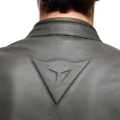 ISTRICE - GIACCA MOTO IN PELLE UOMO