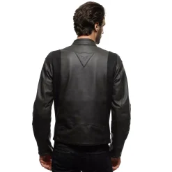 ISTRICE - GIACCA MOTO IN PELLE UOMO