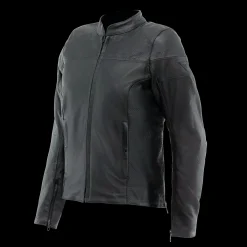 ITINERE - GIACCA MOTO IN PELLE DONNA