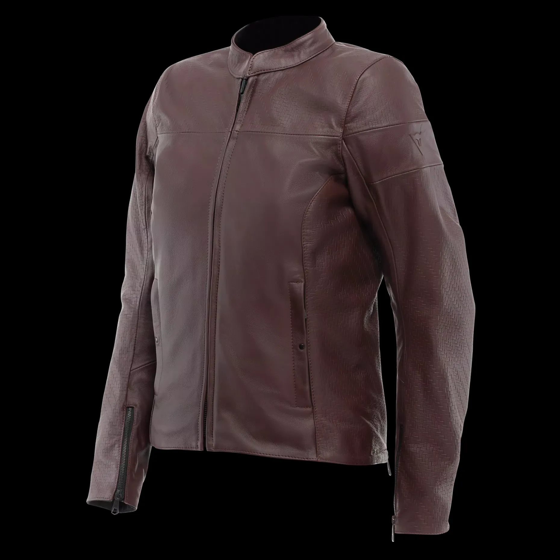 ITINERE - GIACCA MOTO IN PELLE DONNA