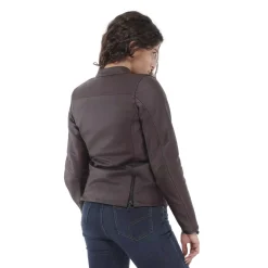 ITINERE - GIACCA MOTO IN PELLE DONNA