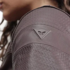 ITINERE - GIACCA MOTO IN PELLE DONNA