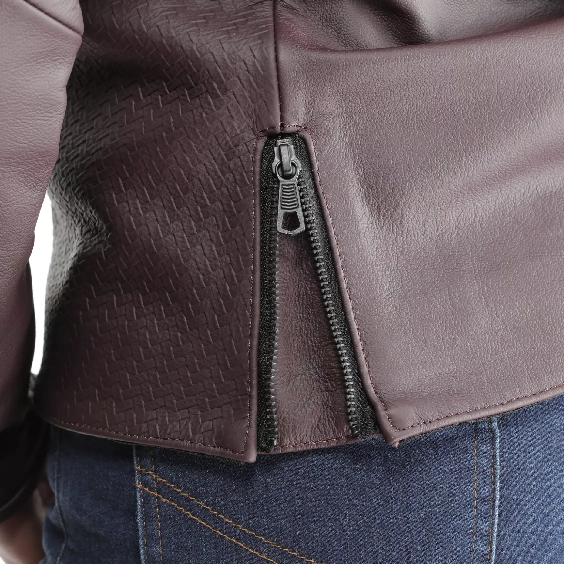 ITINERE - GIACCA MOTO IN PELLE DONNA